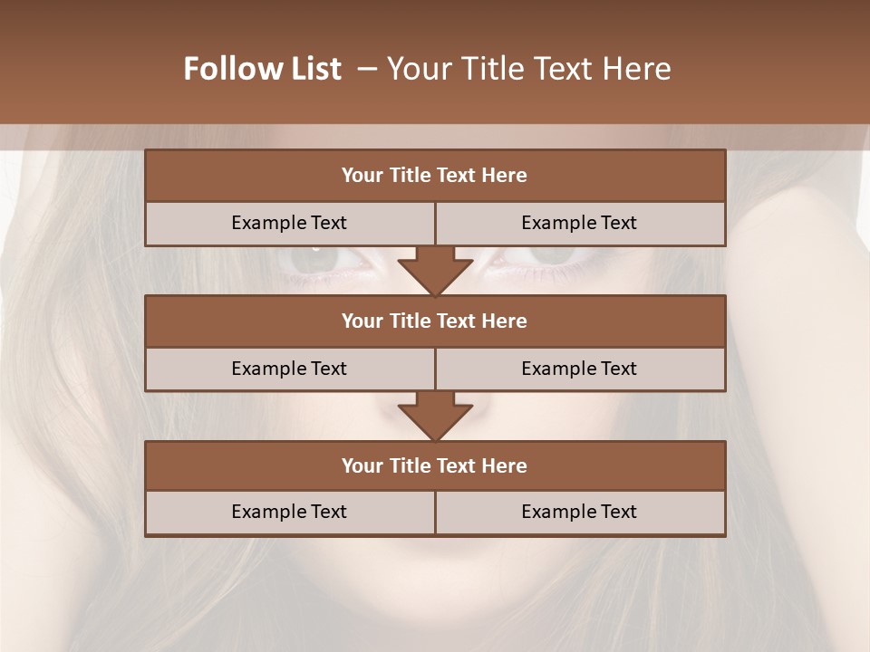 One Hairstyle Style PowerPoint Template