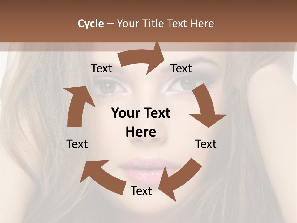 One Hairstyle Style PowerPoint Template