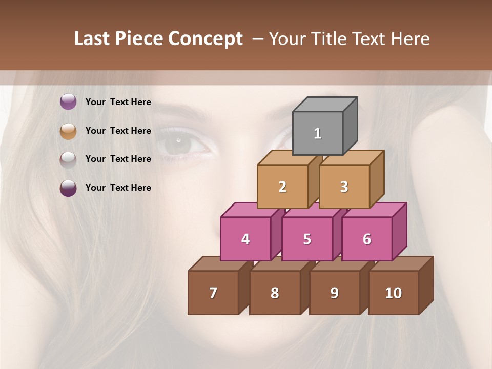 One Hairstyle Style PowerPoint Template