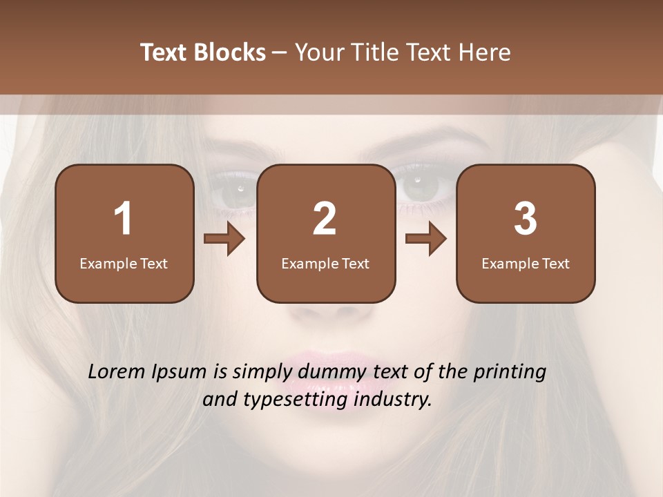 One Hairstyle Style PowerPoint Template