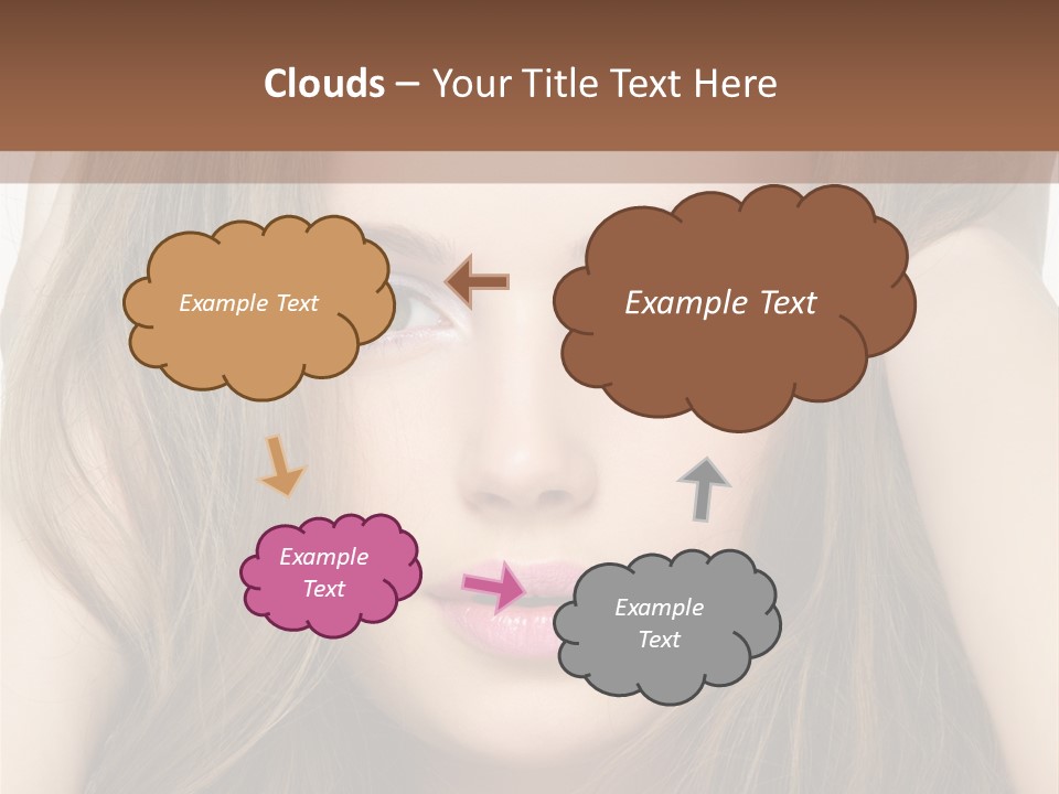 One Hairstyle Style PowerPoint Template