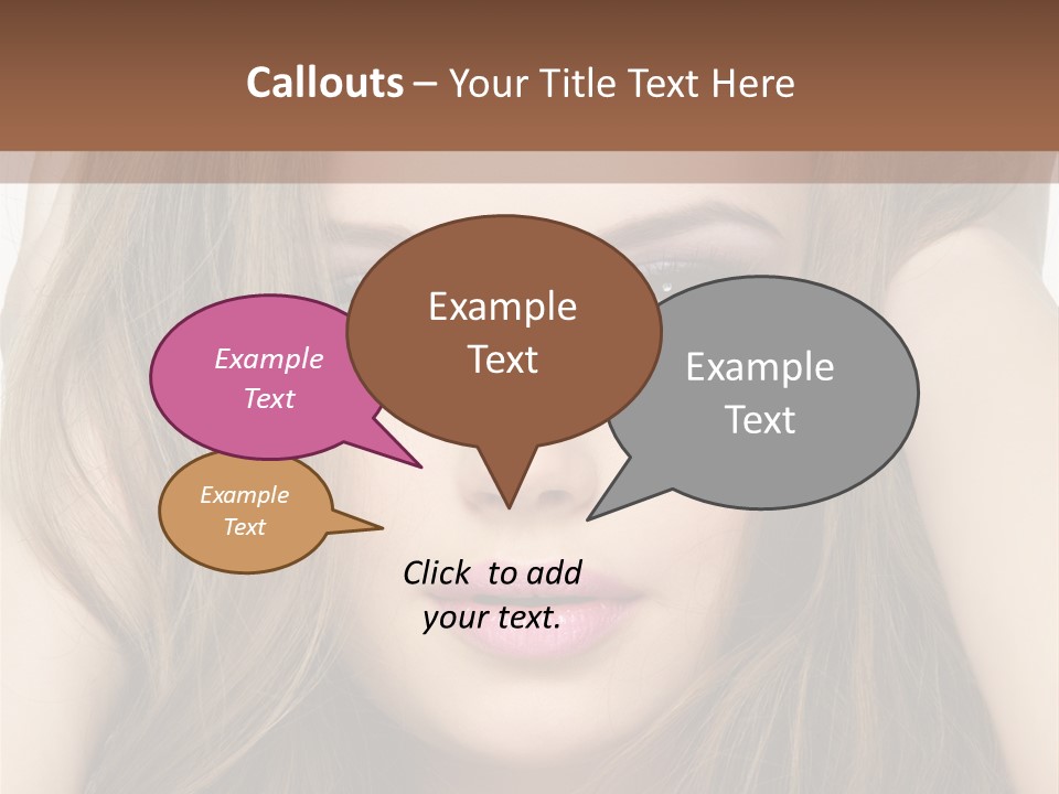 One Hairstyle Style PowerPoint Template