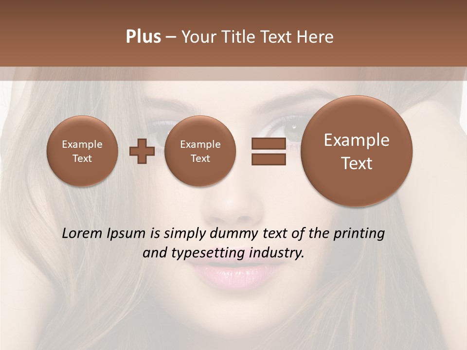 One Hairstyle Style PowerPoint Template