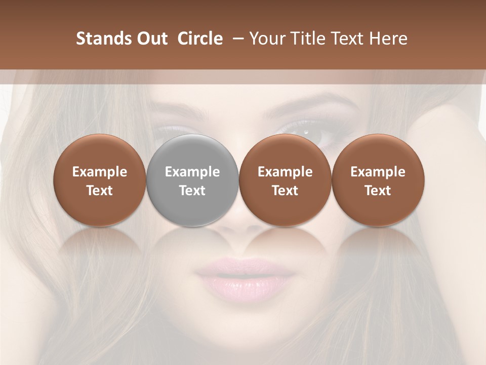 One Hairstyle Style PowerPoint Template