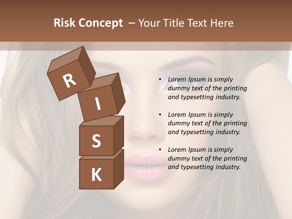 One Hairstyle Style PowerPoint Template