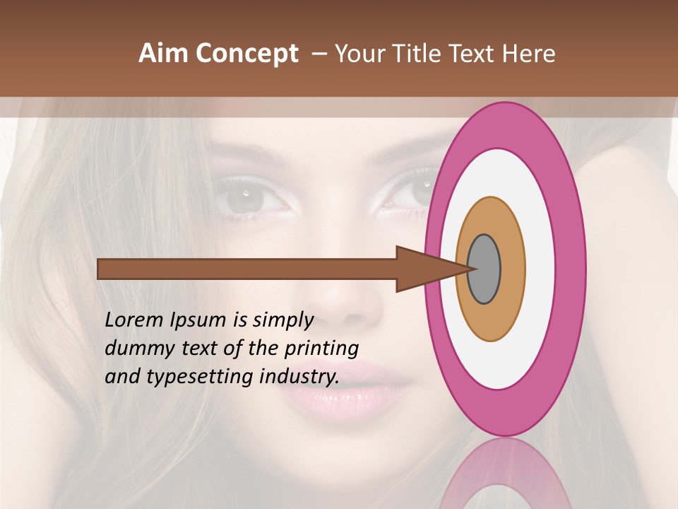 One Hairstyle Style PowerPoint Template