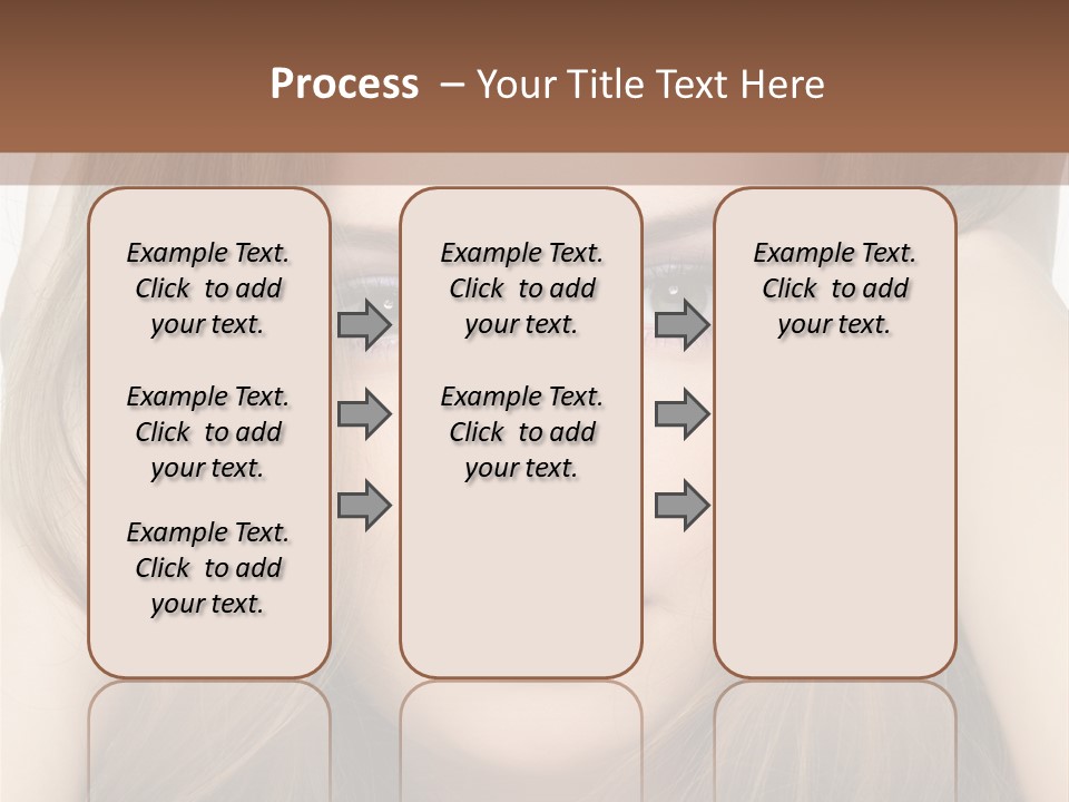 One Hairstyle Style PowerPoint Template