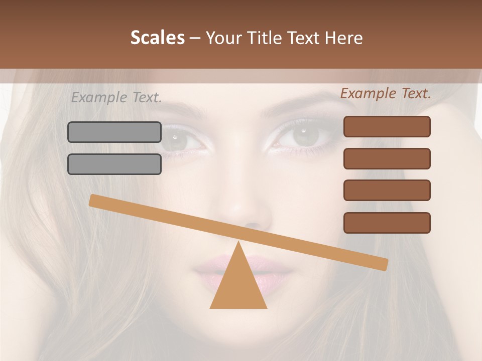 One Hairstyle Style PowerPoint Template