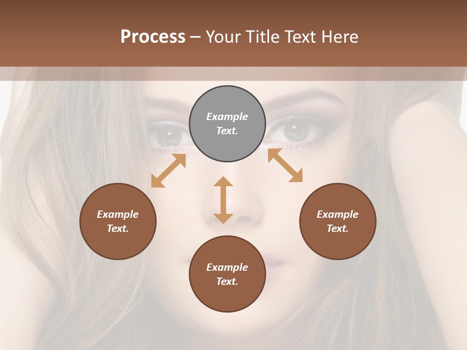 One Hairstyle Style PowerPoint Template