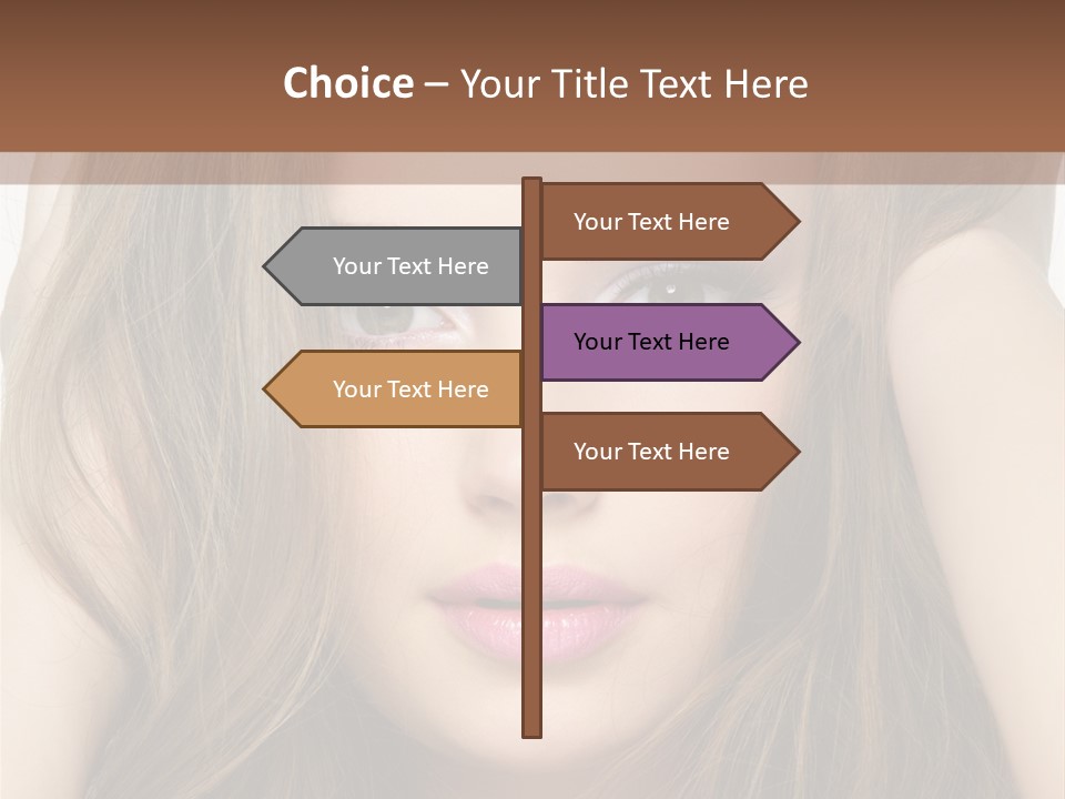 One Hairstyle Style PowerPoint Template