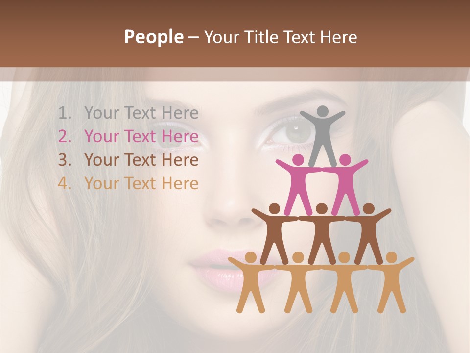 One Hairstyle Style PowerPoint Template