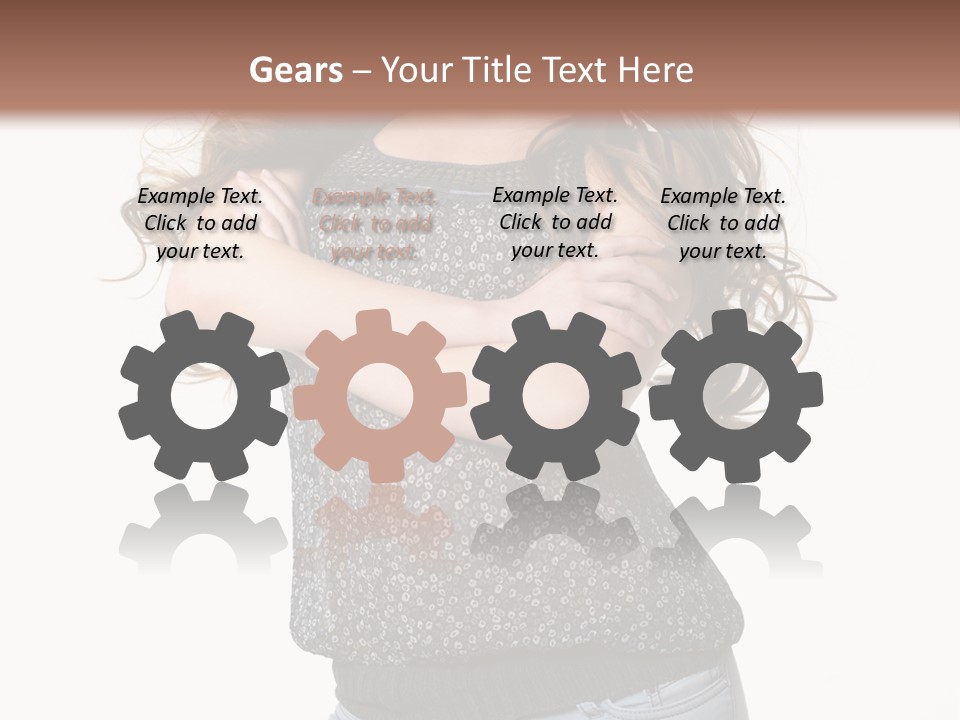 White Modern Isolated PowerPoint Template