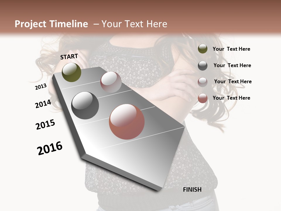 White Modern Isolated PowerPoint Template