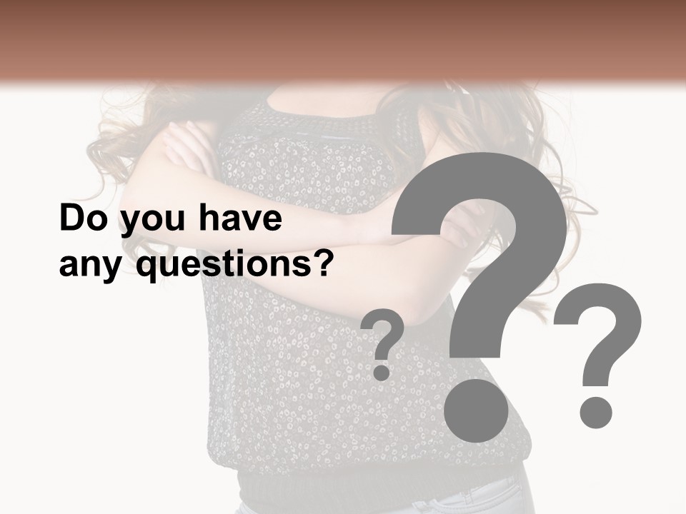 White Modern Isolated PowerPoint Template