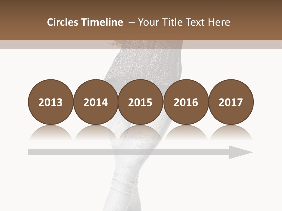 Model Lady White PowerPoint Template