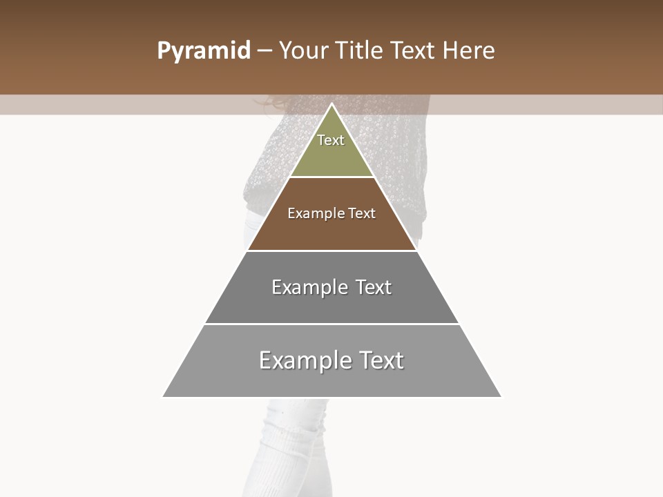 Model Lady White PowerPoint Template