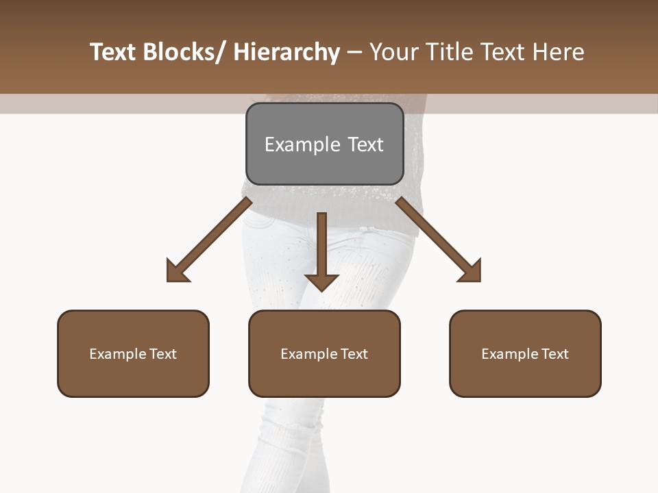 Model Lady White PowerPoint Template