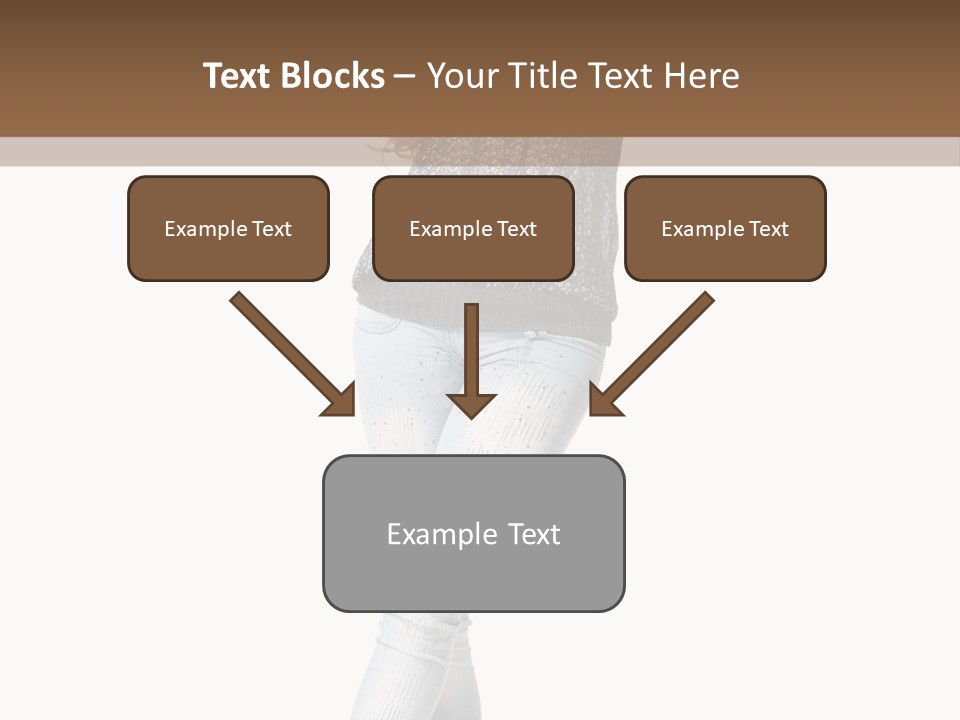 Model Lady White PowerPoint Template