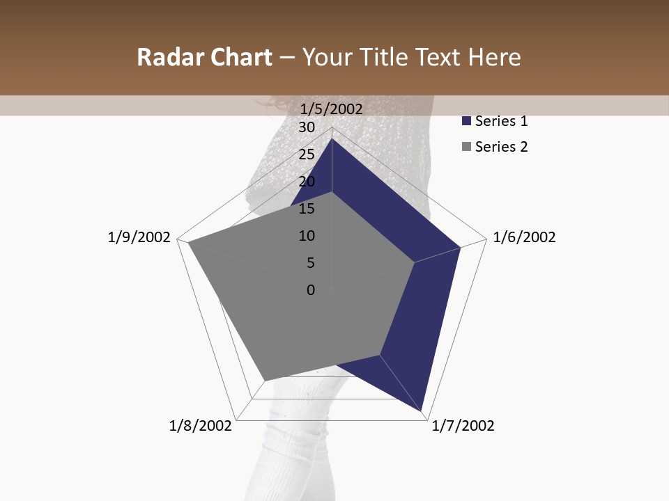 Model Lady White PowerPoint Template