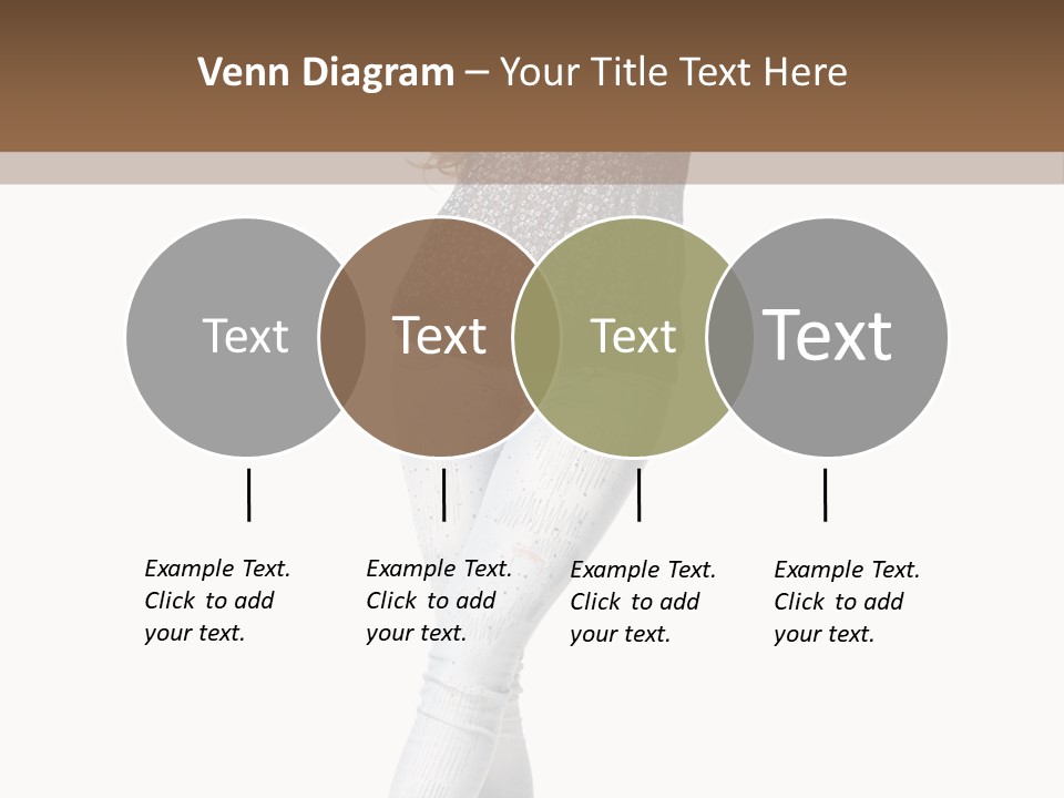 Model Lady White PowerPoint Template