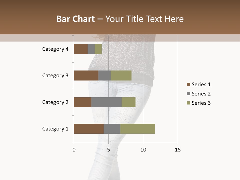 Model Lady White PowerPoint Template