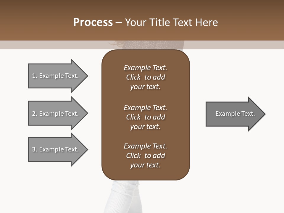 Model Lady White PowerPoint Template