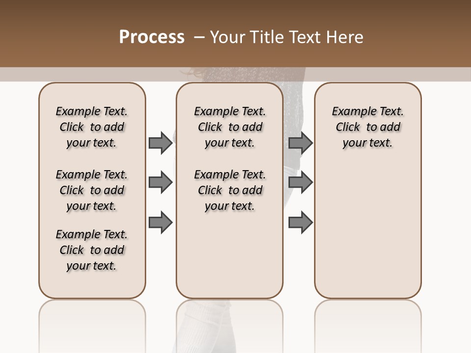 Model Lady White PowerPoint Template