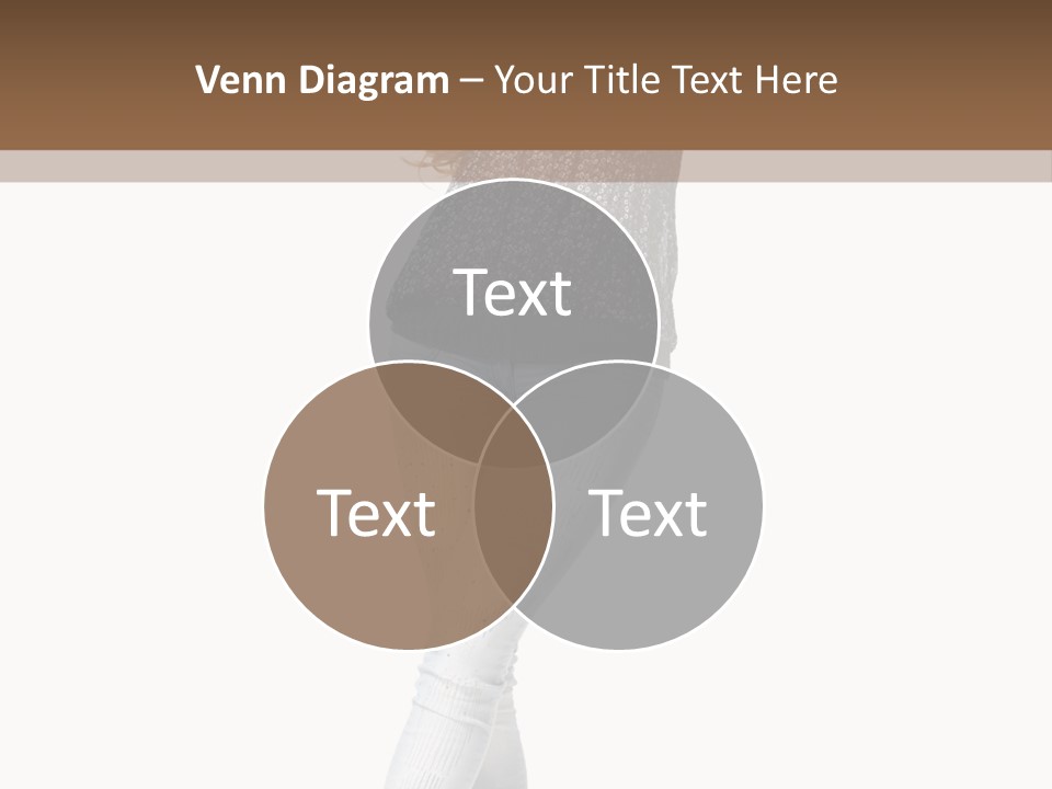 Model Lady White PowerPoint Template