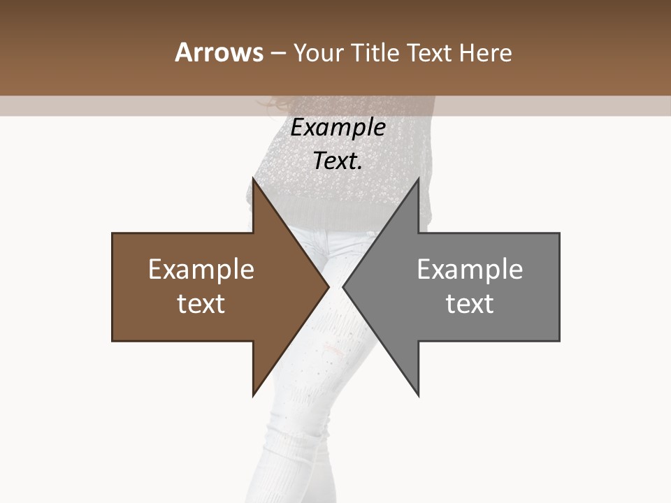 Model Lady White PowerPoint Template