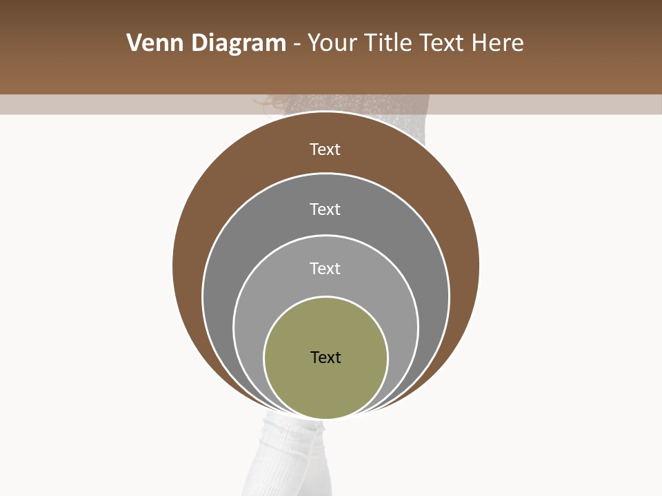 Model Lady White PowerPoint Template