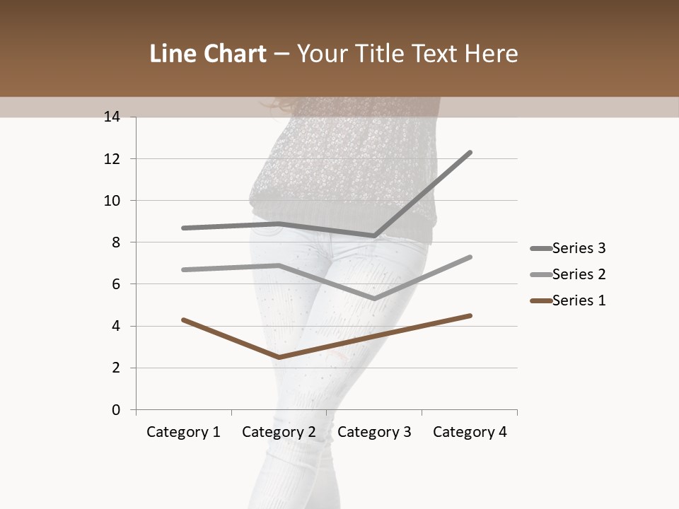 Model Lady White PowerPoint Template
