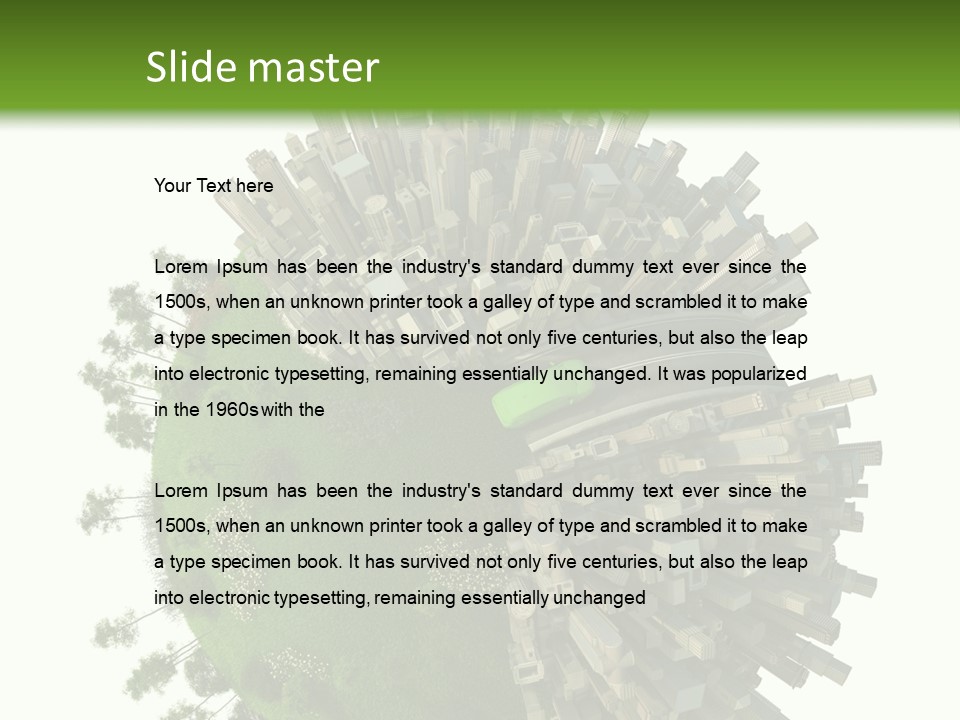 Change Metropolis Environmental PowerPoint Template