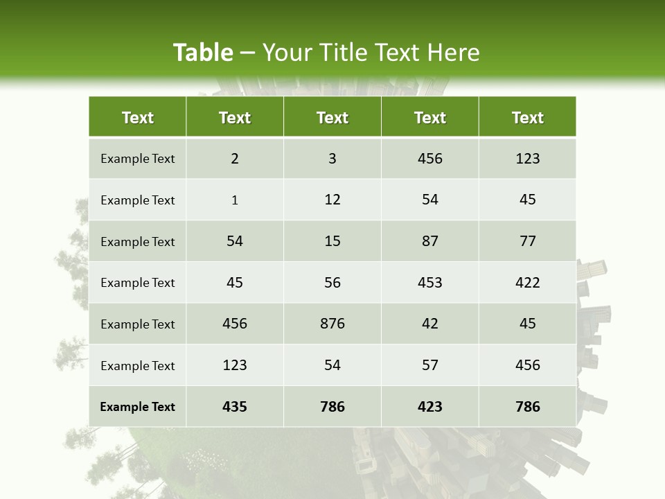 Change Metropolis Environmental PowerPoint Template
