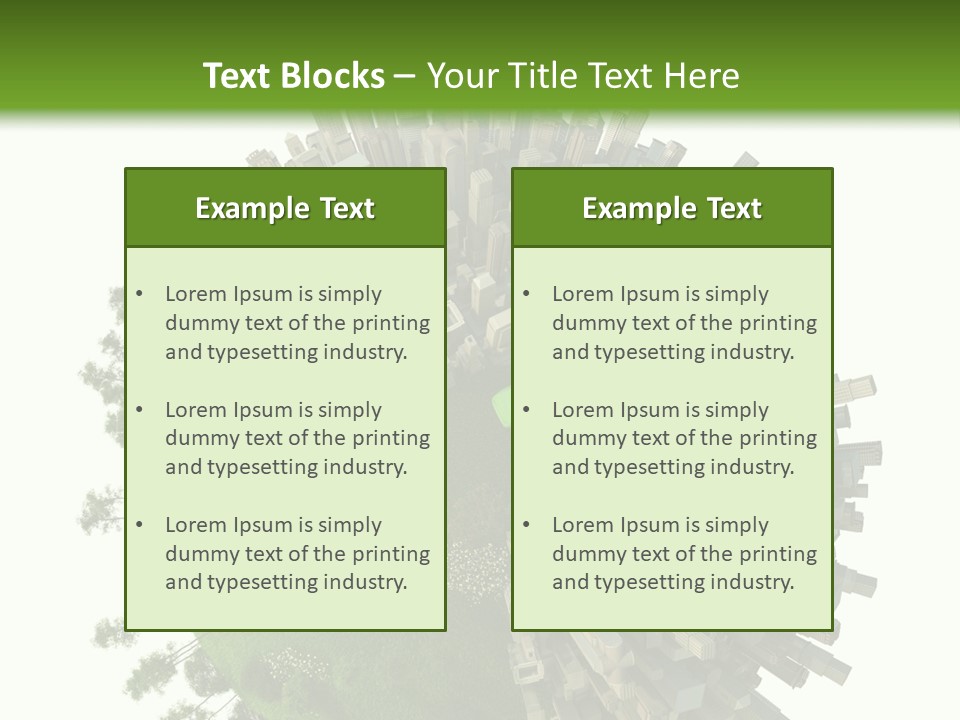 Change Metropolis Environmental PowerPoint Template