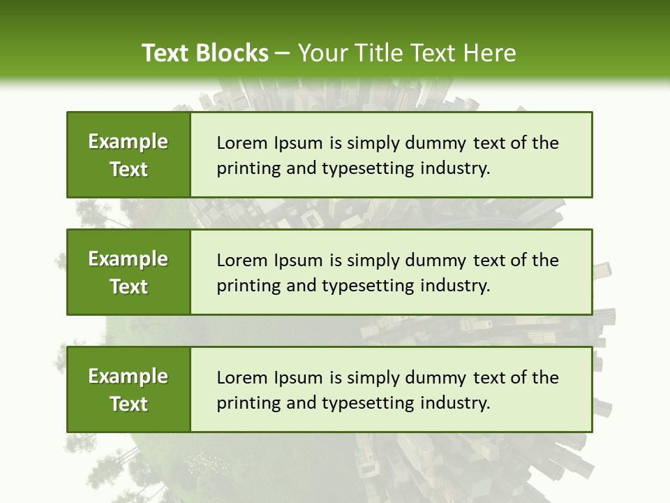 Change Metropolis Environmental PowerPoint Template