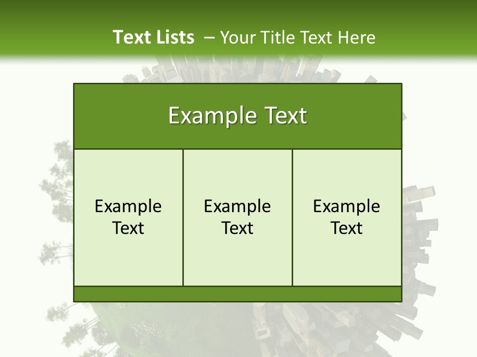Change Metropolis Environmental PowerPoint Template