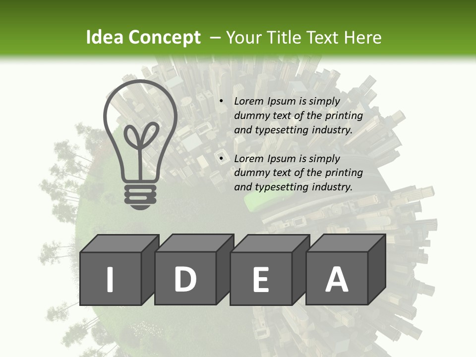 Change Metropolis Environmental PowerPoint Template