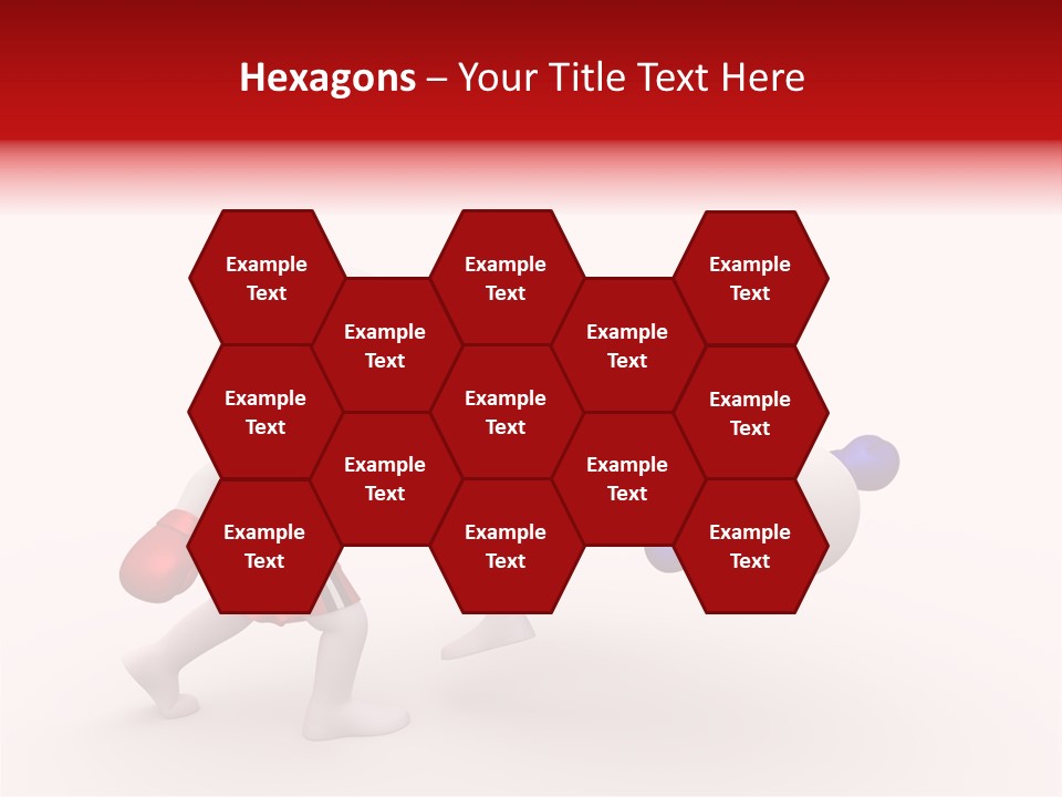 White Winner Red PowerPoint Template