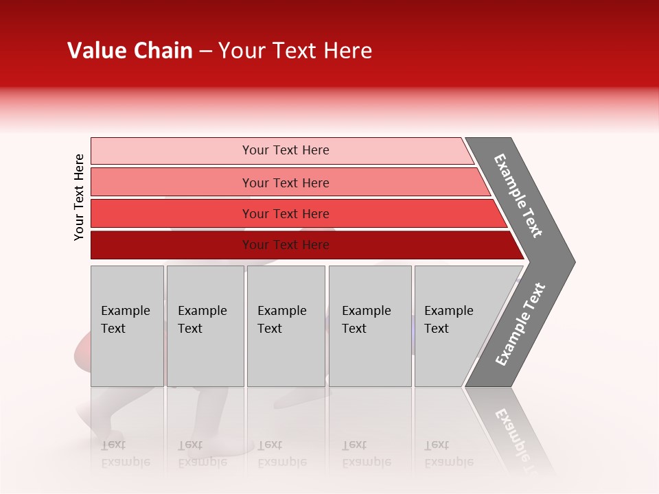 White Winner Red PowerPoint Template
