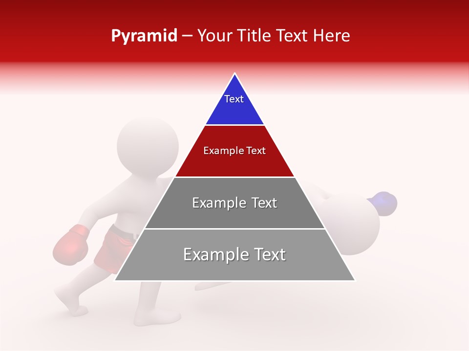 White Winner Red PowerPoint Template