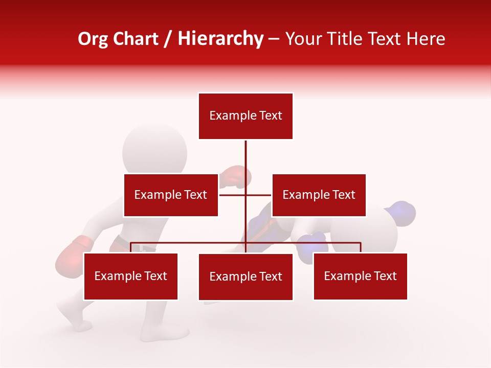 White Winner Red PowerPoint Template