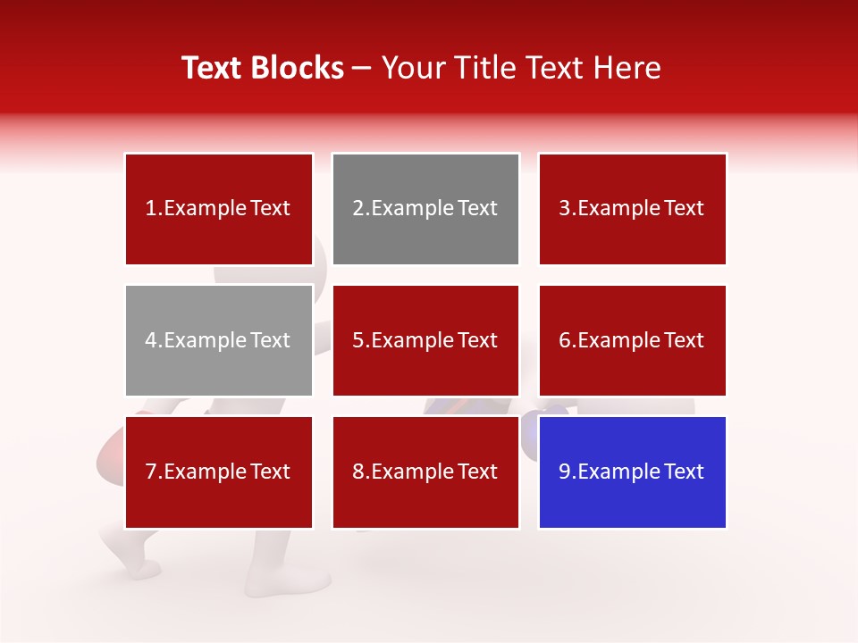 White Winner Red PowerPoint Template