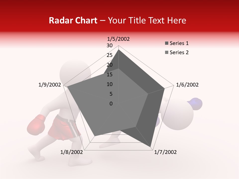 White Winner Red PowerPoint Template