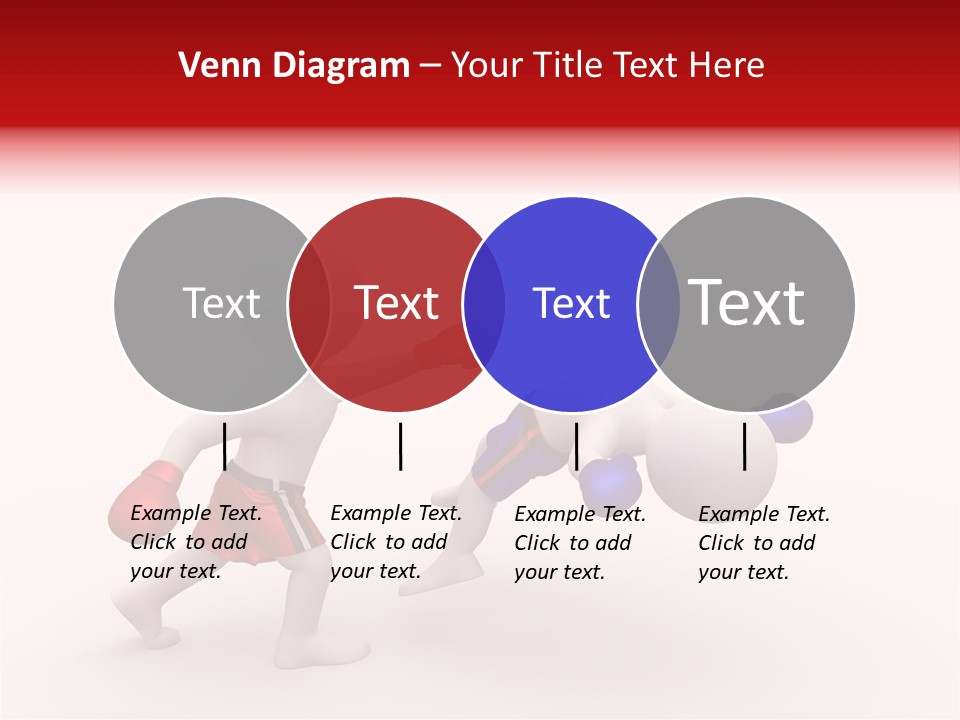White Winner Red PowerPoint Template