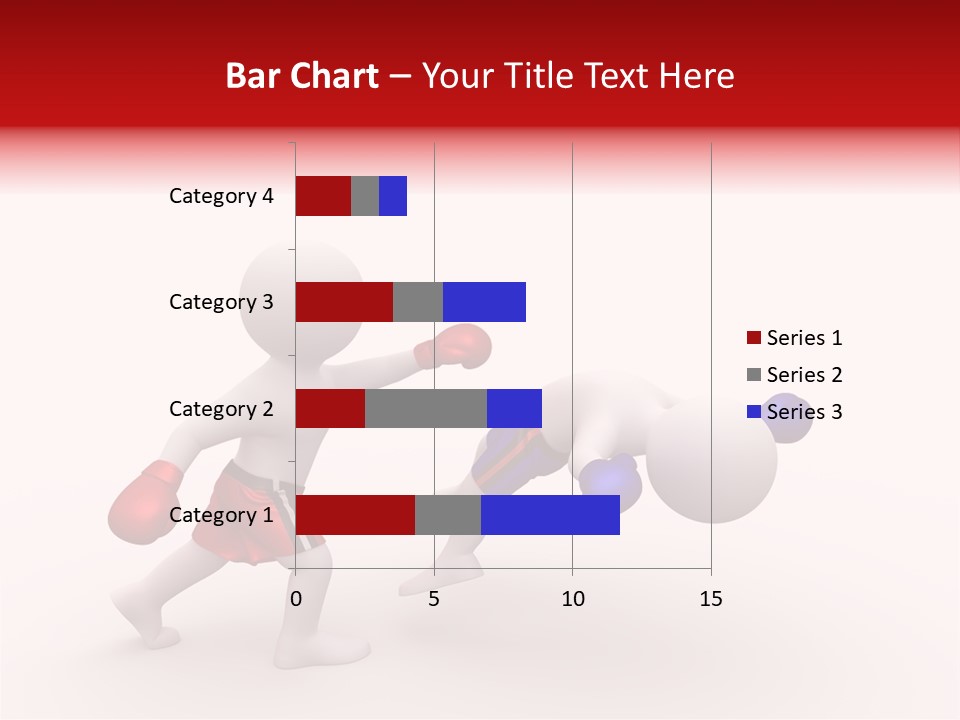 White Winner Red PowerPoint Template