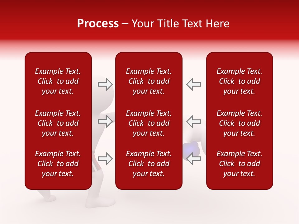 White Winner Red PowerPoint Template