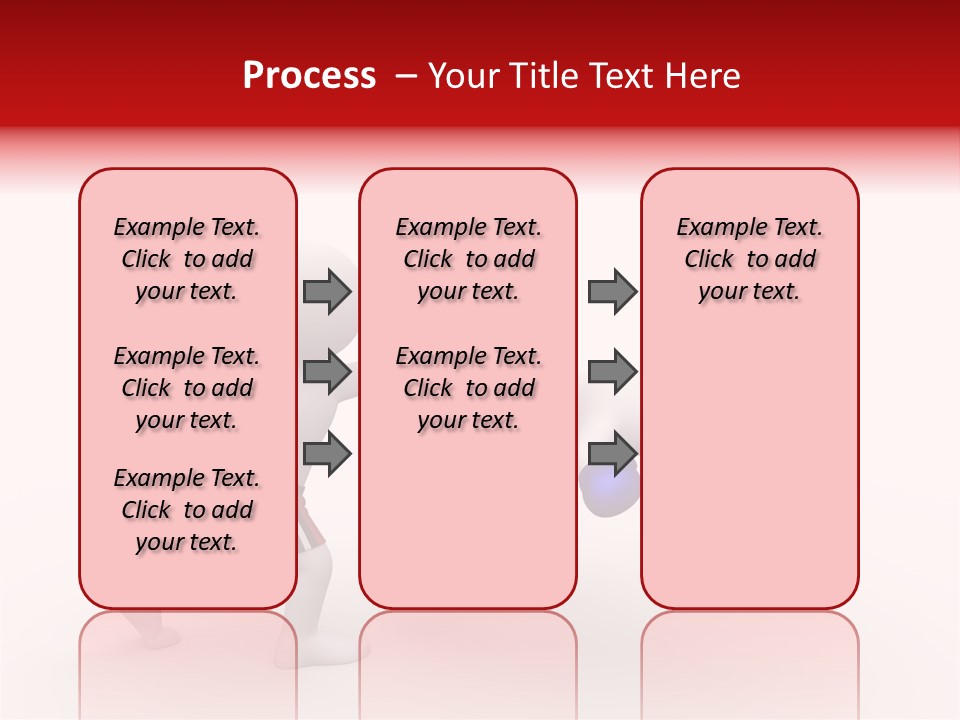 White Winner Red PowerPoint Template