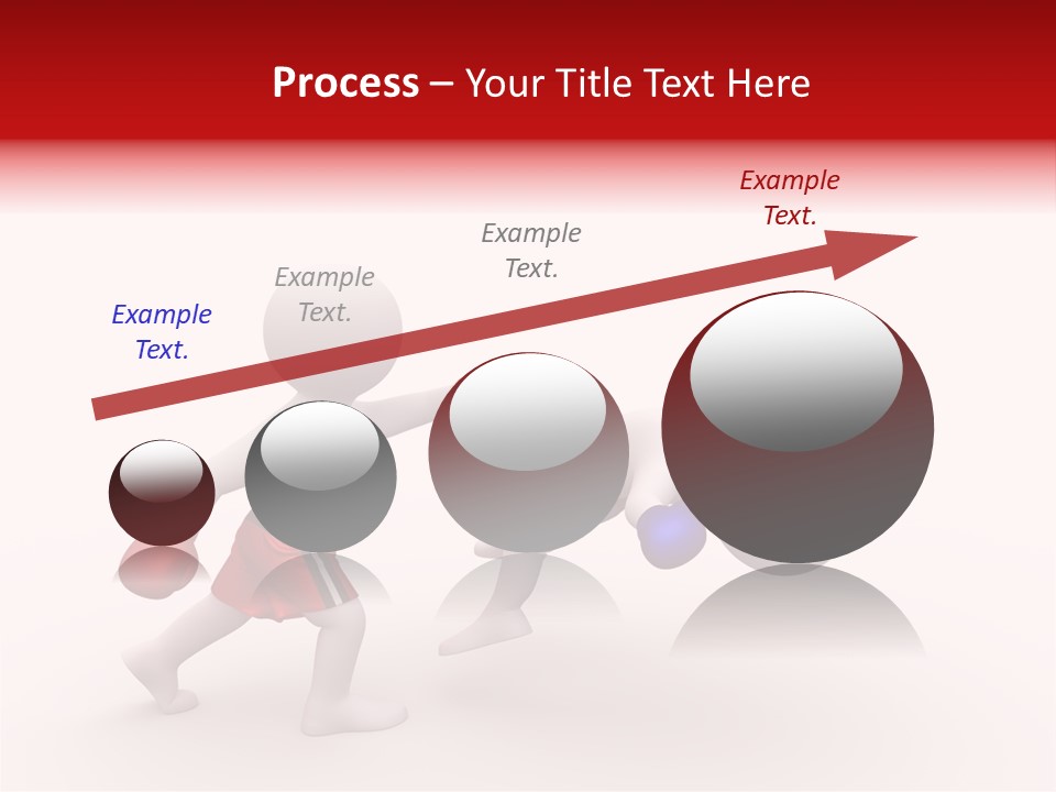 White Winner Red PowerPoint Template