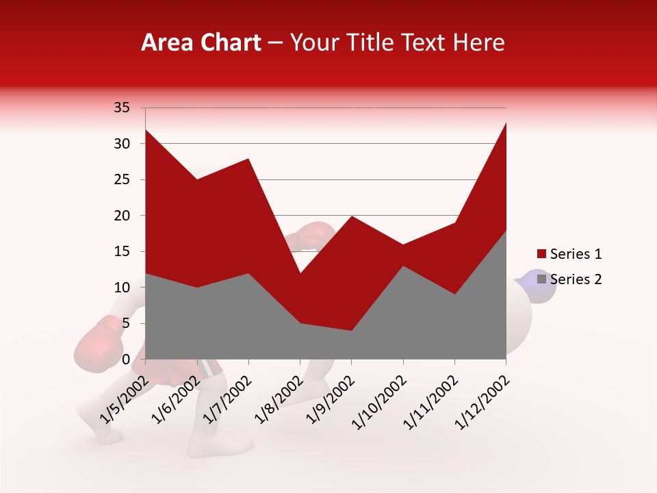 White Winner Red PowerPoint Template