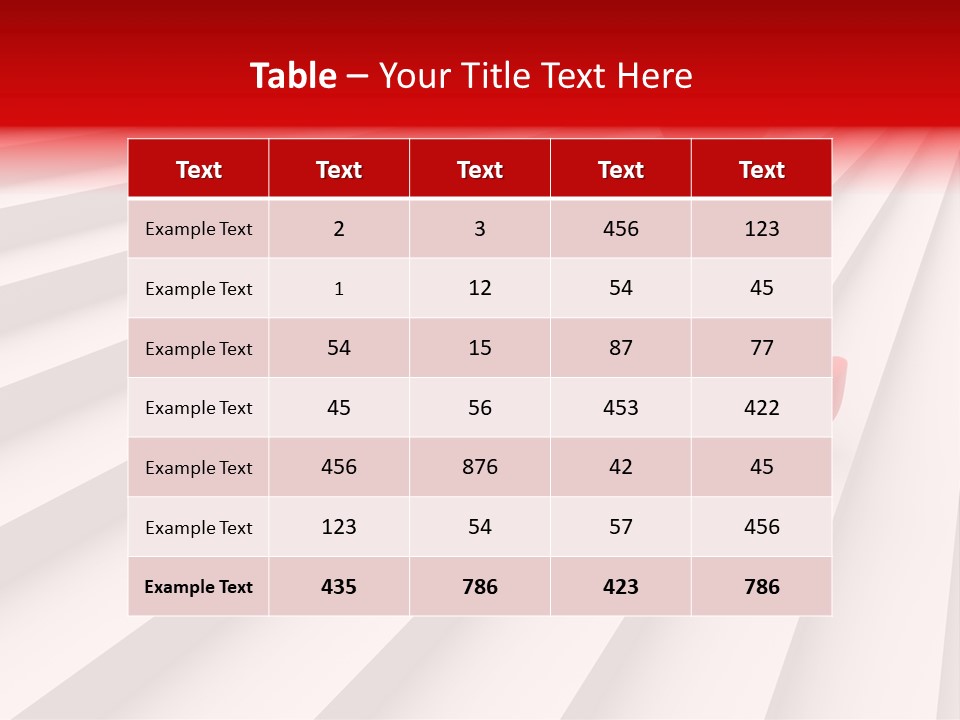 Graphic Red Climbing PowerPoint Template